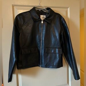 Abercrombie & Fitch Black Leather Jacket